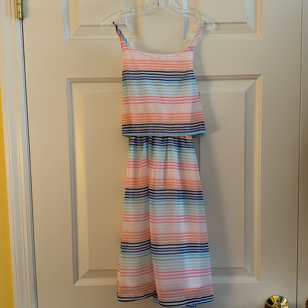 Nautica Girls Multi Color Striped Sundress